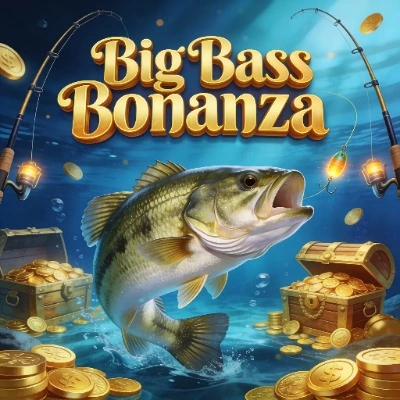 Big Bass Bonanza slot game image for Kong Casino players in the United Kingdom